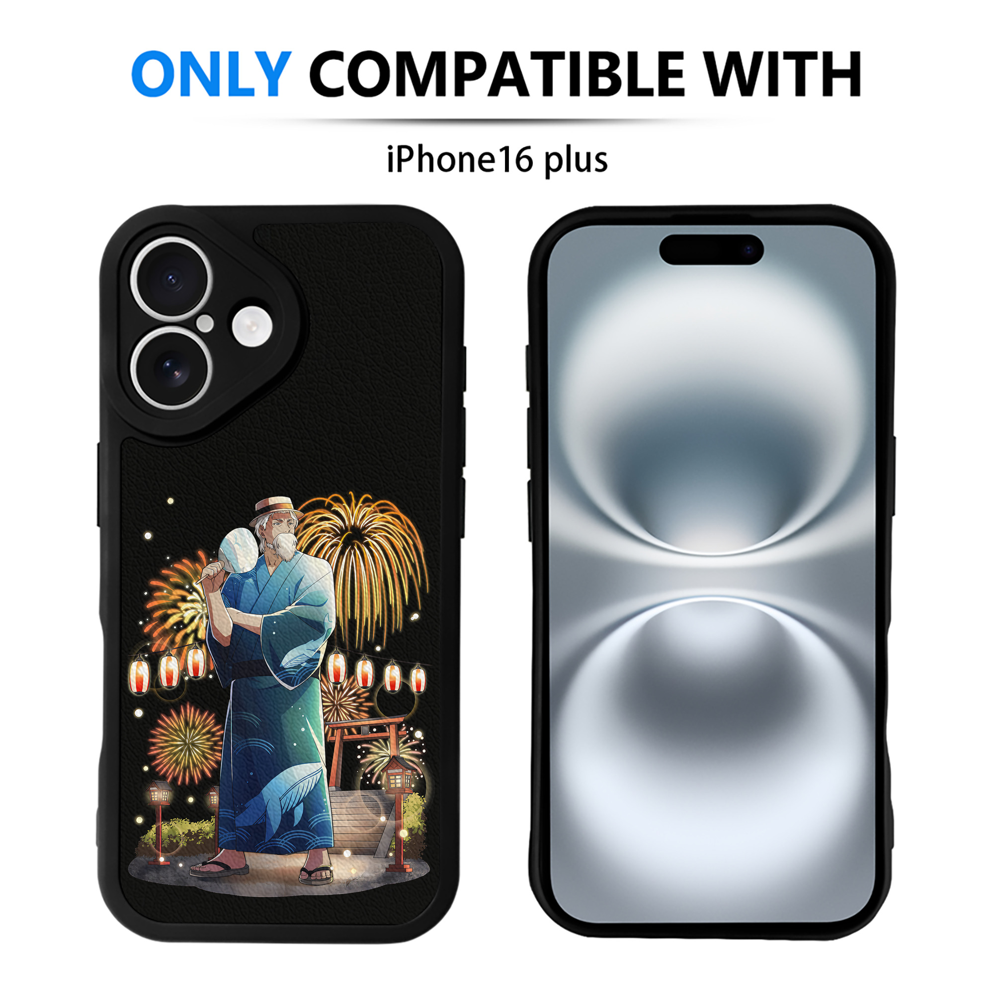 （画像用） 文豪ストレイドッグス Bungo Stray Dogs 【iPhone 16シリーズ対応】シリコンスマホケース（レザー調） 材質：シリコン